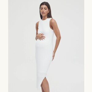 Legoe Heritage Luxe Shift Dress in White